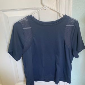 Navy Medium Dry Fit Nike Yoga Top